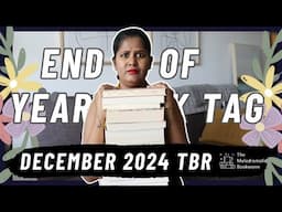 December 2024 TBR | End of the Year Book Tag 2024 | End of Year Reading Plans