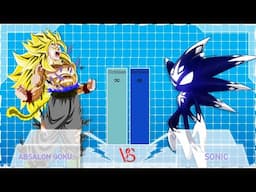 Absalon GOku Vs Sonic Omni Universal Power Level