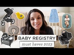 BABY REGISTRY MUST HAVES ⭐️ as a new mom