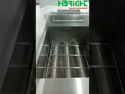 Highbright Commercial Kitchen Cooking Equipment Counter Top Gas Fryer.