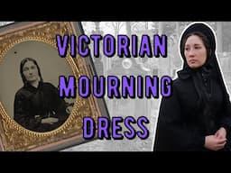 Dress Historian Analyzes Victorian Mourning Clothing of the Mid-19th Century