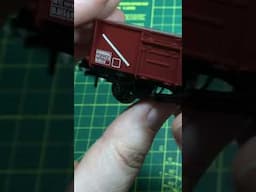 Why Some Railway Wagons have Diagonal White Stripes  #train #modelrailway #modelrail