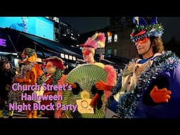 Halloween Night Block Party on Church Street in Toronto 2024