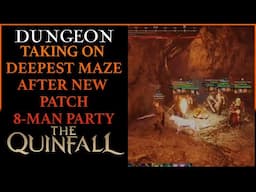 The Quinfall MMO Full Party Dungeon Run | Deepest Maze on Very Hard Difficulty (50+) | Scaled to G23