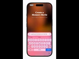 How to create a custom memory movie in Photos on iPhone and iPad | Apple Support