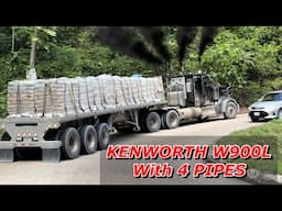 Unique 4 Pipe - W900L Up Hill Loaded with 38T Cement