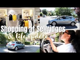 SHOPPING AT SELFRIDGES AND ANOTHER HUGE LIFE UPDATE! SINGLE MUM VLOG