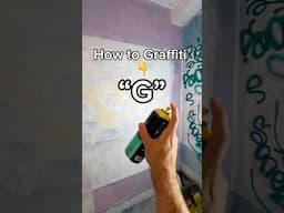 Graffiti Alphabet Letter “G” 👈 #graffiti