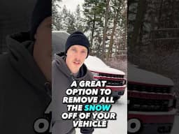 Simple HACK To Remove Snow! #automobile #chevysilverado #snowremoval