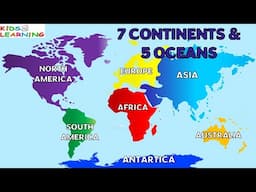 Continents and Oceans Name | SEVEN CONTINENTS OF THE WORLD and Five Oceans| Continents and Oceans