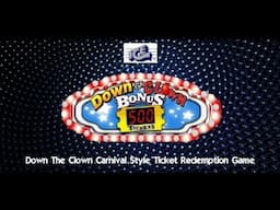 Down The Clown Arcade Ticket Redemption Game - BOSA 2014 Silver Award - BMIGaming - ICE Games