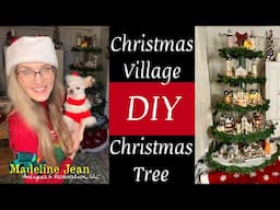 DIY Christmas Village Christmas Tree