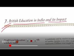 ICSE class 8 history chapter 7 British education in India and its impact