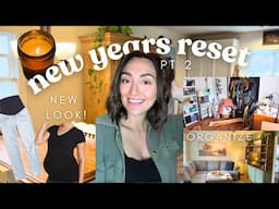 New Year Fresh Start (pt 2)! Organizing, New Hair, Nursery Planning, Taking Down Christmas and More!