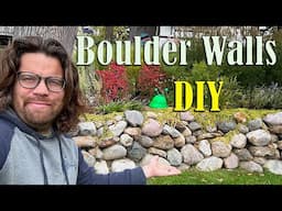 How to Install a DIY Boulder Retaining Wall - A Step-by-Step Guide for Beginners