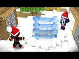 IF YOU LEAVE THE SNOW CIRCLE YOU DIE - MINECRAFT❄