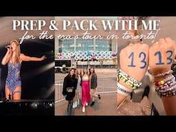 Prep & Pack With Me - Eras Tour in Toronto N3 | Traveling w/ a Personal Carry-on - What’s in my Bag