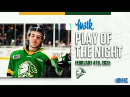 OHL Play of the Night presented by MilkUp: Woolley’s Hands Steal the Spotlight