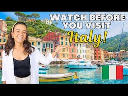 WATCH THIS BEFORE VISITING ITALY 🇮🇹 Ultimate ITALY Travel Guide!