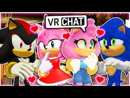 Movie Sonic, Movie Amy, Shadow & Amy's Double Date! (VR Chat)