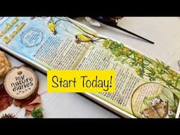 5 Tips to Start Your Art Habit/Nature Journal