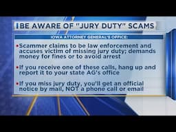 Be Aware Of "Jury Duty" Scams