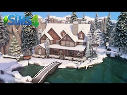 CHRISTMAS CABIN IN WINDENBURG 🎄❄️ The Sims 4 Stop Motion