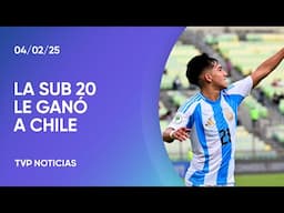 Argentina venció 2 a 1 a Chile en el Sudamericano Sub 20 de Venezuela