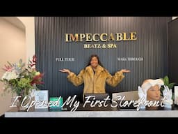 I Opened My First Spa Storefront! + Whats in My Room + Full Tour + Spa Buildout + Solo Esthetician