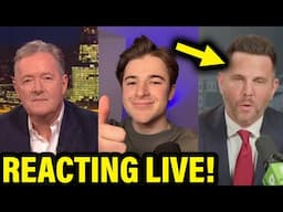 Reacting To My Piers Morgan MAGA Debate LIVE!