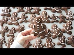 Chocolate Gingerbread Cookies | Egg & Eggless