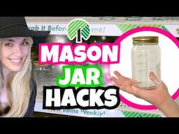 8 Gorgeous Mason Jar Hacks & DIYS | Dollar Tree DIYS