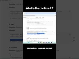 What is Map in Java 8 | Code Decode | Java 8 Interview Question and Answers