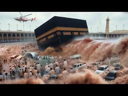 What's happening to Mecca, Saudi Arabia? Crazy Flood Sinks 5 Meters in the Holy Kaaba and Many Cars