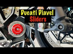 Ducati Diavel V4 | Evotech Performance Rear Axle/Fork Sliders | Spindle Bobbins | Installation