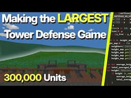 Making the LARGEST Tower Defense Game Ever!