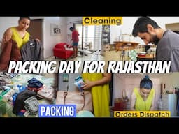 What A Packing Day ACTUALLY Looks Like | Pack With Me For Rajasthan | Cooking | Aabhaari Orders