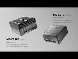 MSI Launches MS-C918 & MS-C918S: Ultra-Compact & Versatile Features Industrial Lite Box PCs | MSI