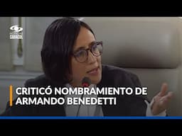 Los reparos de Susana Muhamad a los nombramientos de Laura Sarabia y Armando Benedetti