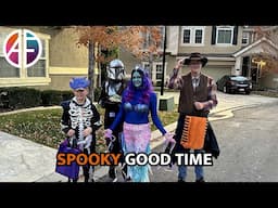 Autism Family Trick or Treating