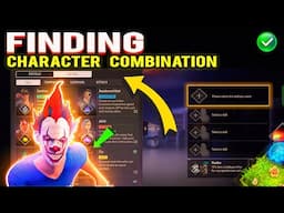 Finding Character Combination For BR rank | Best character combination for Free Fire