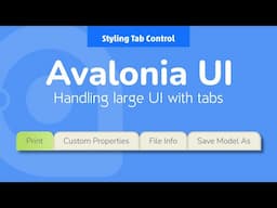 14. Avalonia UI Real World (Styling Tab Control)