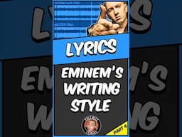 Eminem's Writing Technique For Writing Better Rap Lyrics #songwriting