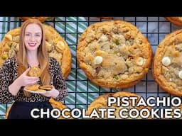 The Best Soft & Chewy Pistachio White Chocolate Chip Cookies Recipe