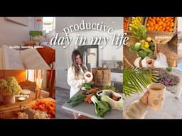 productive morning & day in the life 2025! | easy recipes, grocery shop + staying active!