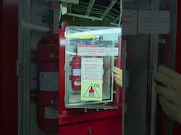 Testing the Fix CO2 Fire Fighting System from Remote Cabinet #CO2System