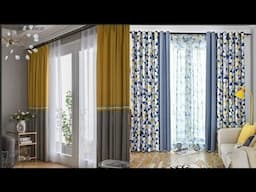 Modern spring 2023 Living room,bedroom&window curtains designs/home interior decorating ideas.