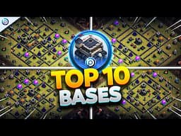 TOP 10 Best TH9 Blueprint CoC BASES of 2025 (CWL/Hybrid/War/Trophy) with Link | Clash of Clans