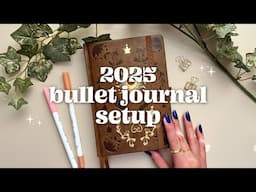 starting a NEW BULLET JOURNAL ✨ 2025 bullet journal setup