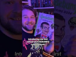 The first official GOOSEBUMPS coloring book is here! #goosebumps #coloringbook